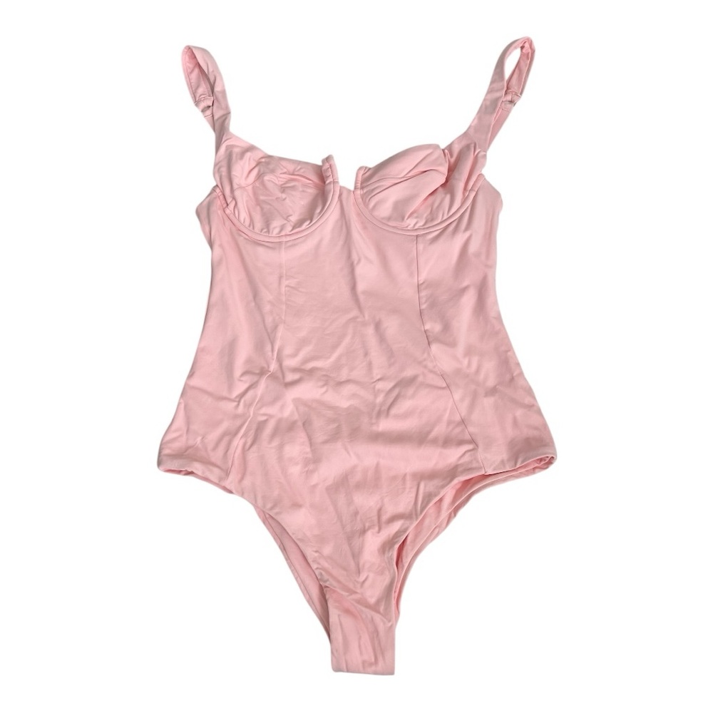 Reina Olga Pink One Piece Swimsuit L